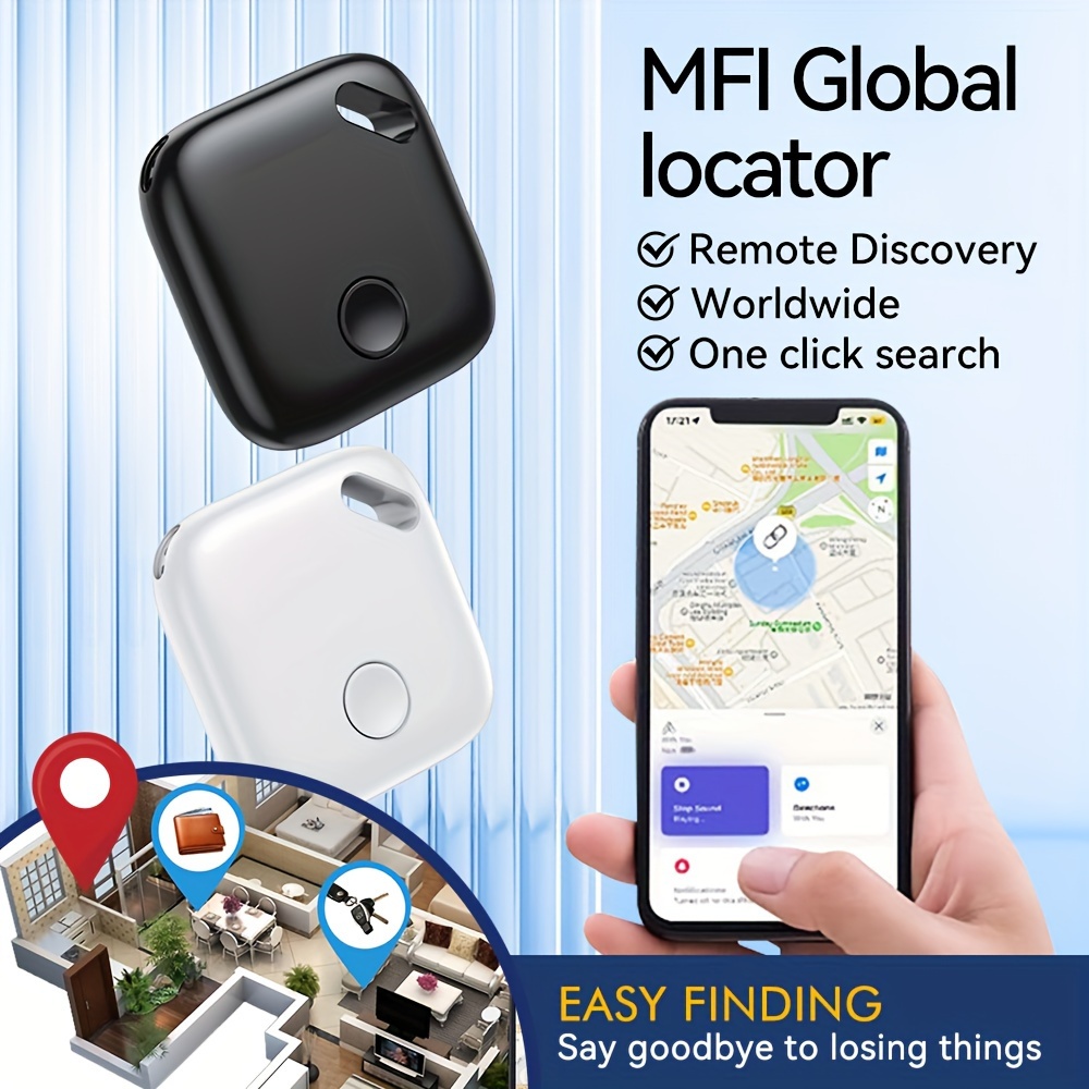 Buscador de llaves, localizador de rastreador Bluetooth que se empareja con  Apple Find My, buscador de artículos para llaves, cartera, mascotas y