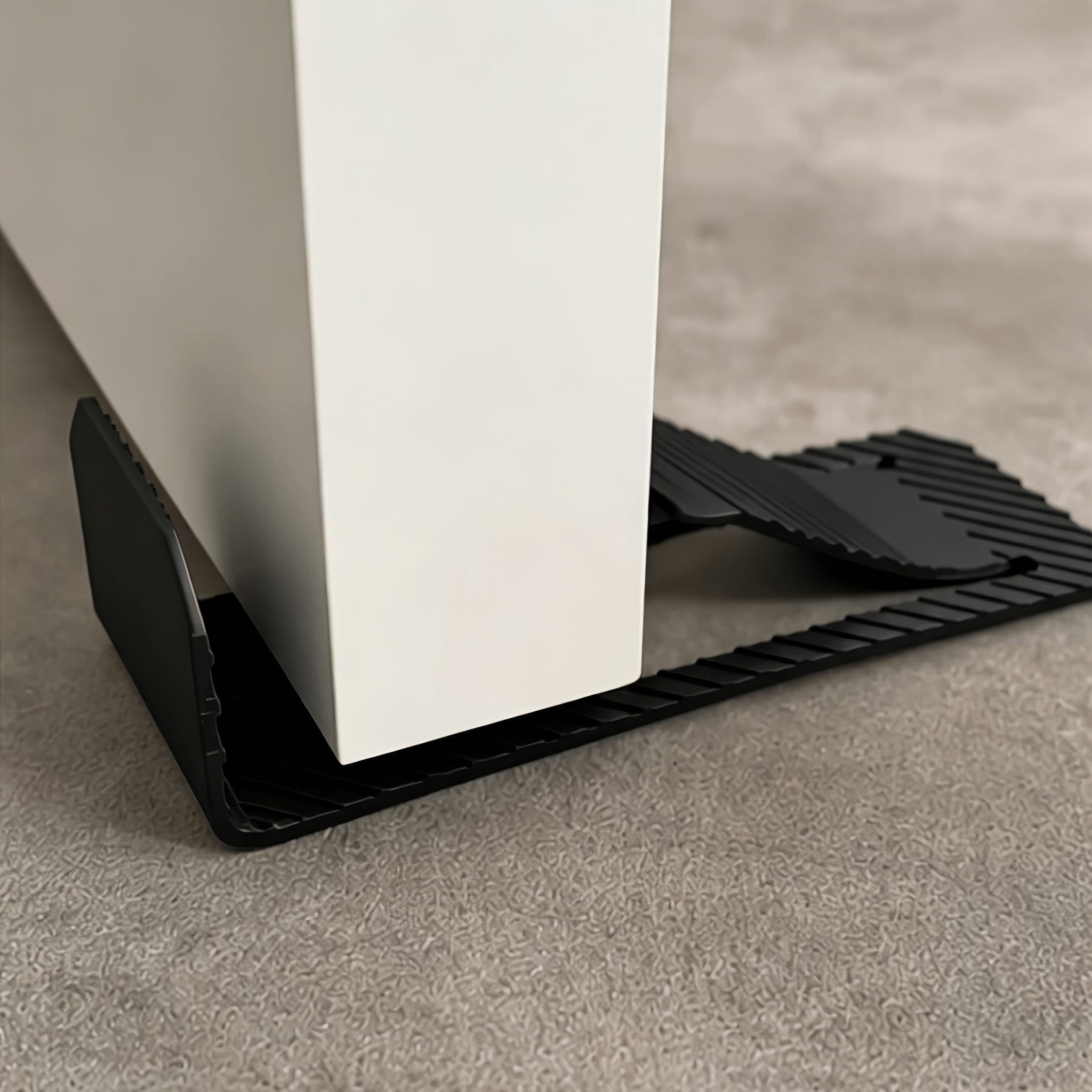 TEMU Fermaporta antiscivolo a pressione senza installazione, cuneo per porta a stampato in 3D, strumento ammortizzatore per porte multisuperficie
