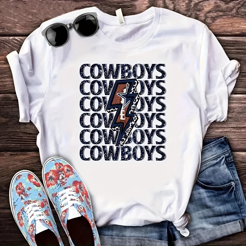 

Cowboys Star Iron-on Heat Transfer Decal - Mixed Colors, Diy Fashion Applique For T-shirts, Jackets, Jeans