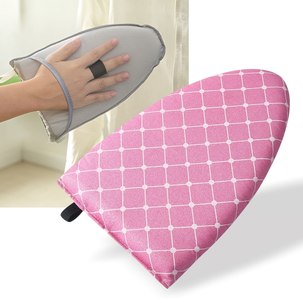 TEMU 1pc Handheld Ironing Board, Mini Ironing Board, Garment Steamer Pad, High-temperature Resistant Small Clothing Heat-insulating Ironing Mat, Mini