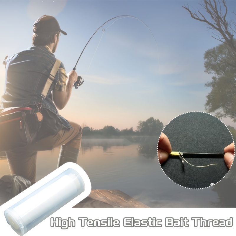 1pc High Tensile Elastic Thread, Invisible Fishing Bait Line, Sea Fishing  Accessory