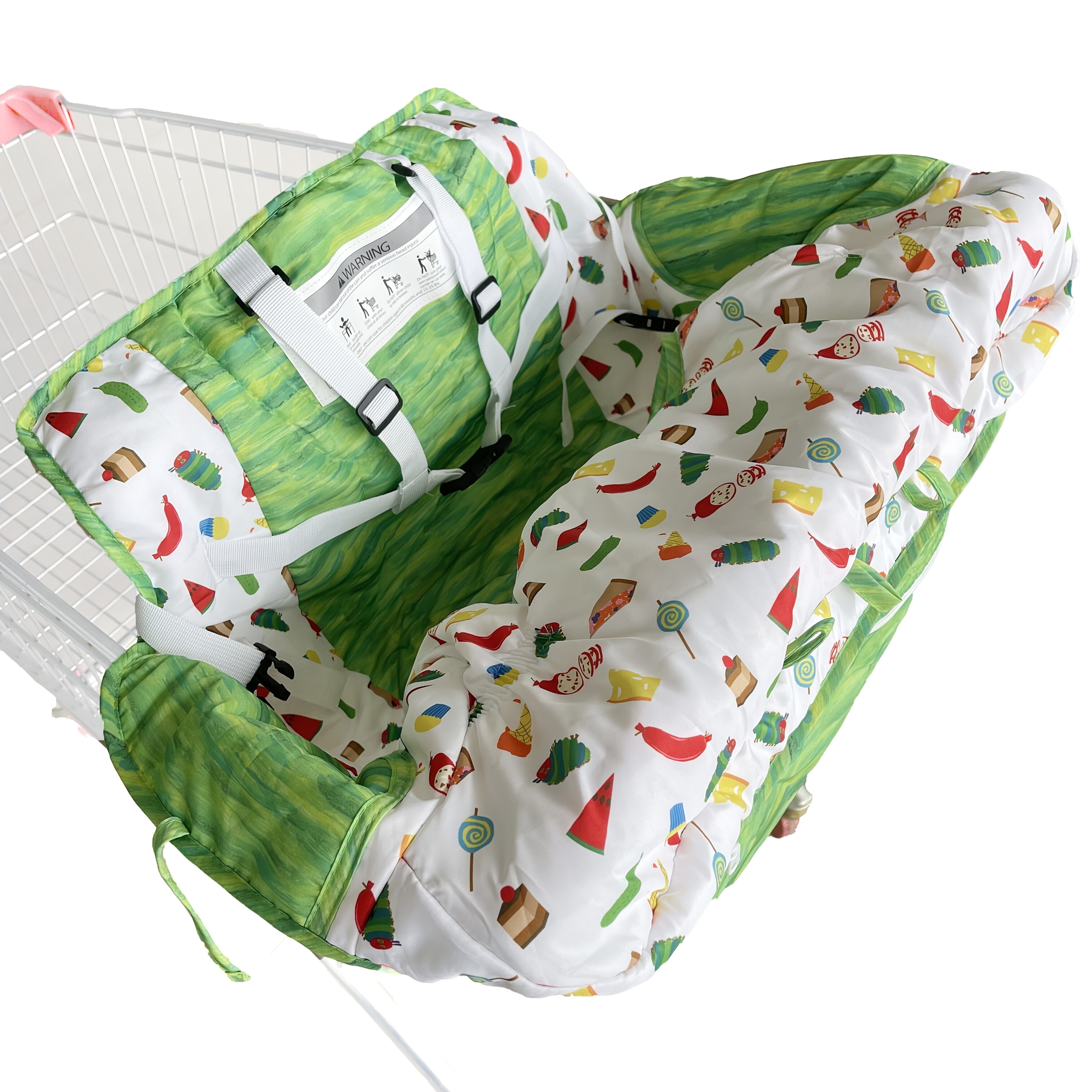 Cart Cushion For Infants In Supermarkets, Thickened Cartoon-style High Chair Cover