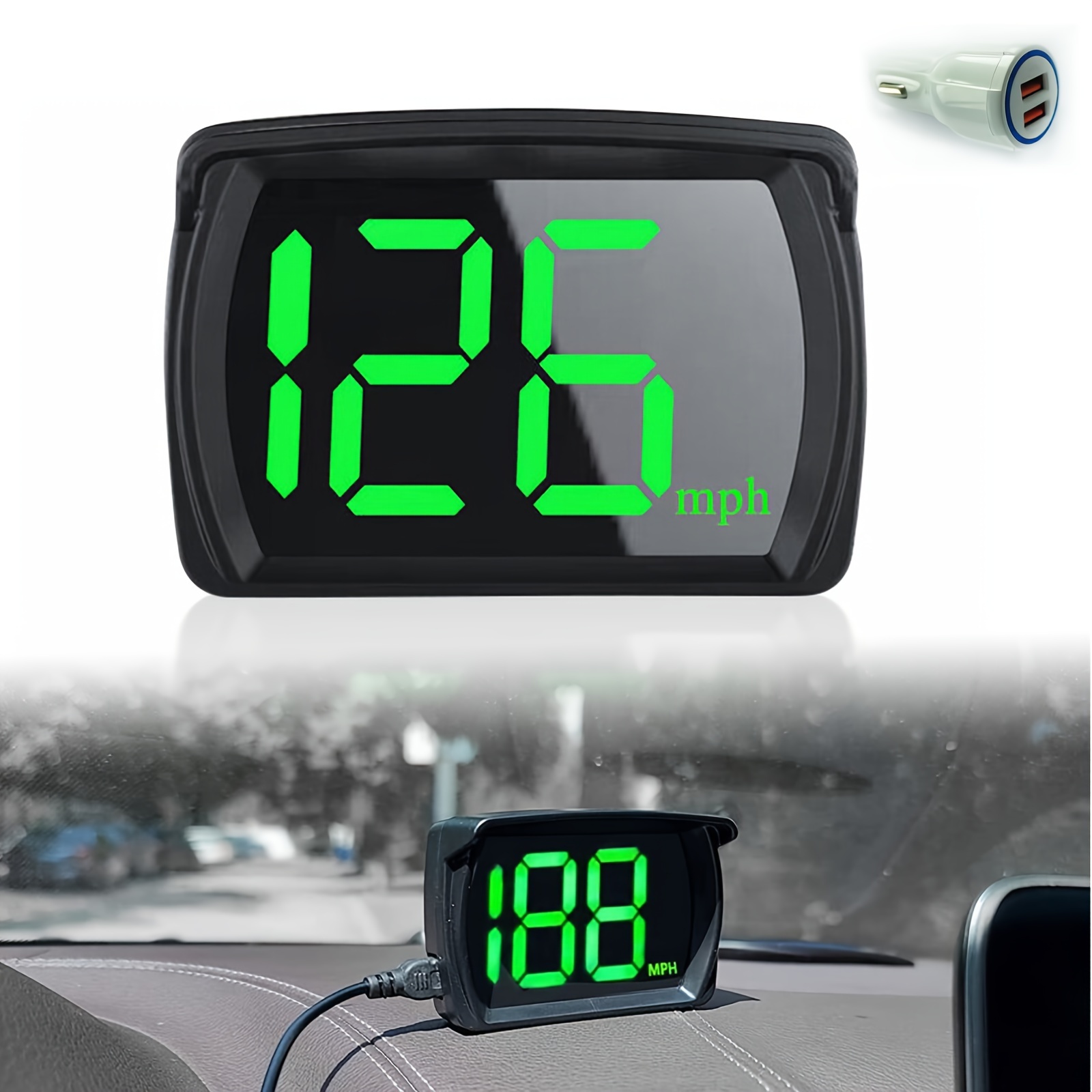 

Car Gps Speedometer Hud Up Display Mph Universal