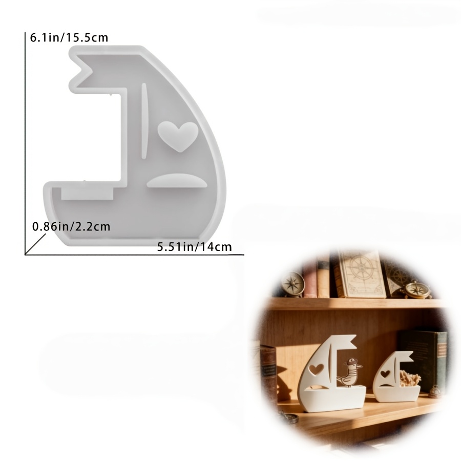 Of Decorative Sailboat Molds : Clay/ Molds/casting Molds/grooved Sailboats For Inserting Blocks/mother's Day Gift/summer Decorative Boat Molds For Sailing Enthusiasts