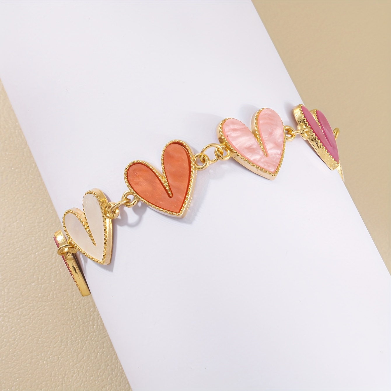 Image of 1pc Fashion Heart-shaped Chain, Cute Summer Daily Commuting Party Dating Jewelry For Women, Ideal For Festivals, Anniversaries, Valentine's Day Gifts (without Box)
