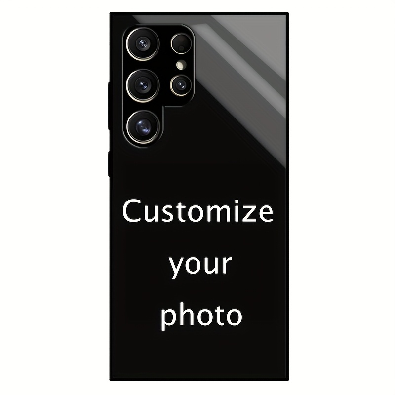 TEMU Phone Case - Custom Patterned Photo Phone Cases For Galaxy S24 Fe/s23 Ultra/s22, Personalized Diy Covers With High-definition Acrylic , Holiday