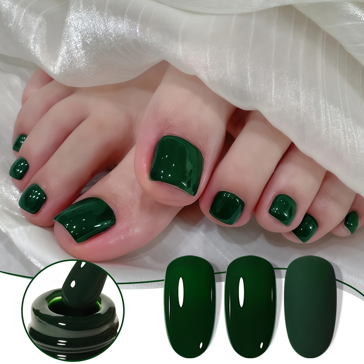 dark green nail polish sold on Temu Canada