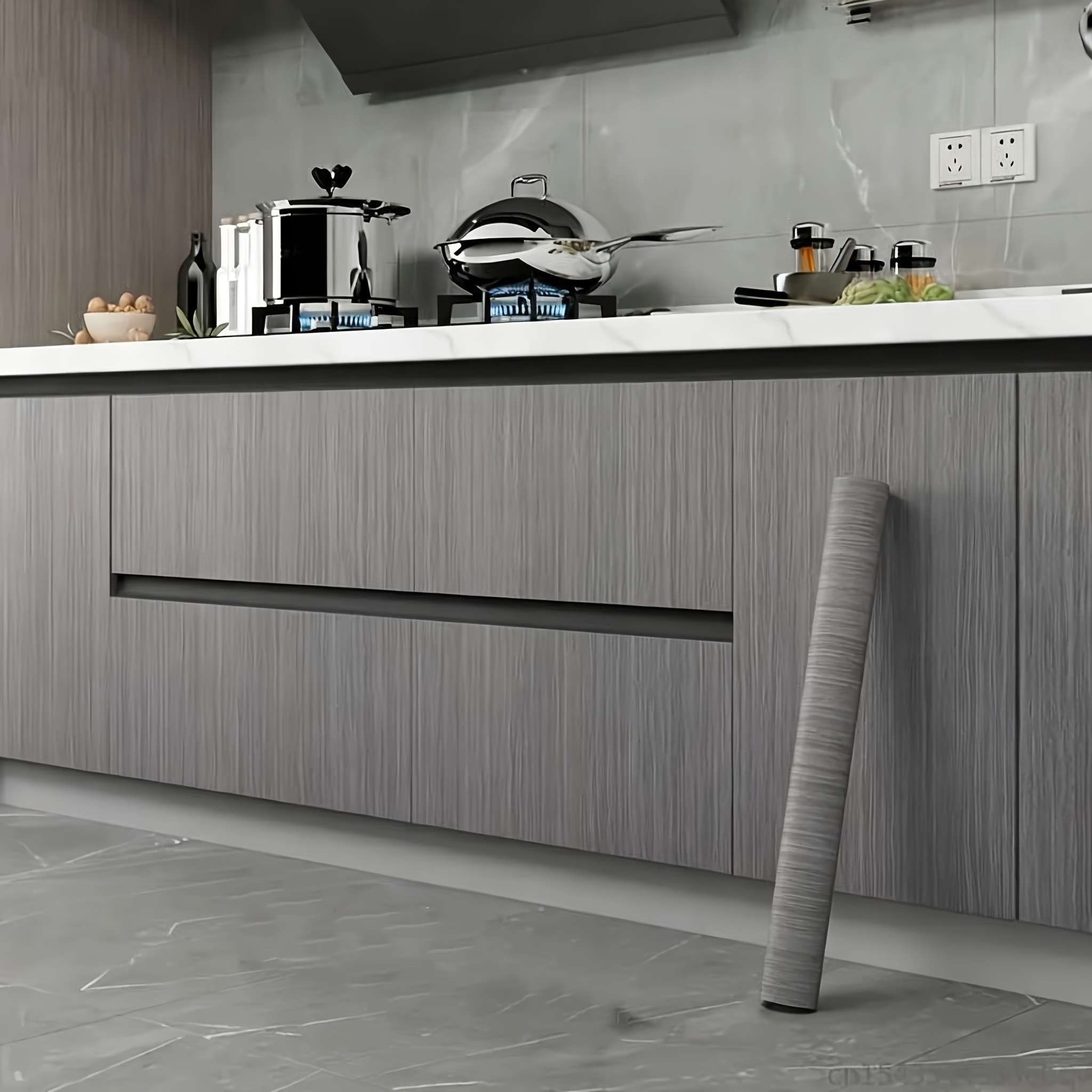 Wood Grain Wallpaper - Lightweight, Removable Vinyl Contact Paper For Cabinets, Furniture Makeover, And Home Decor
