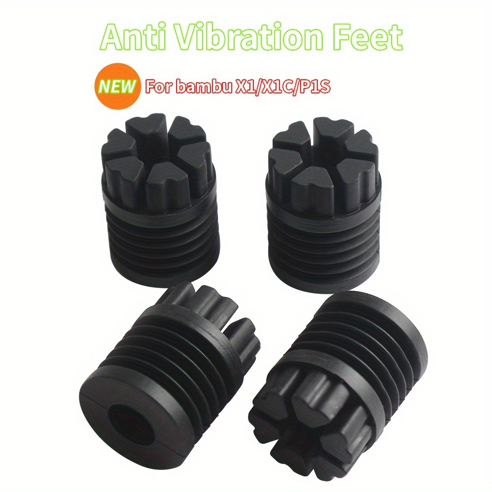 

3d Printer Anti-vibration Rubber Feet For /p1s/p1p - Non-slip Shock Absorption Pad Accessory