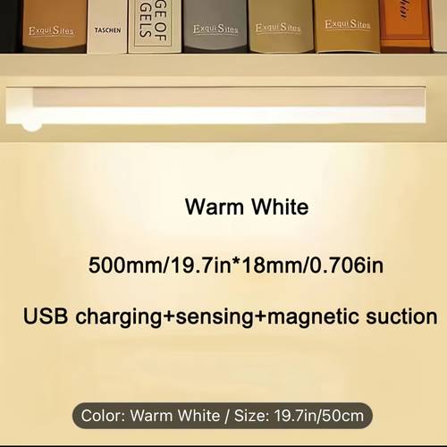 200mah 400mah rechargeable led motion sensor night area lighting wireless usb powered auto on motion detector under cabinet lighting warm options kitchen wardrobe hallway stairs
