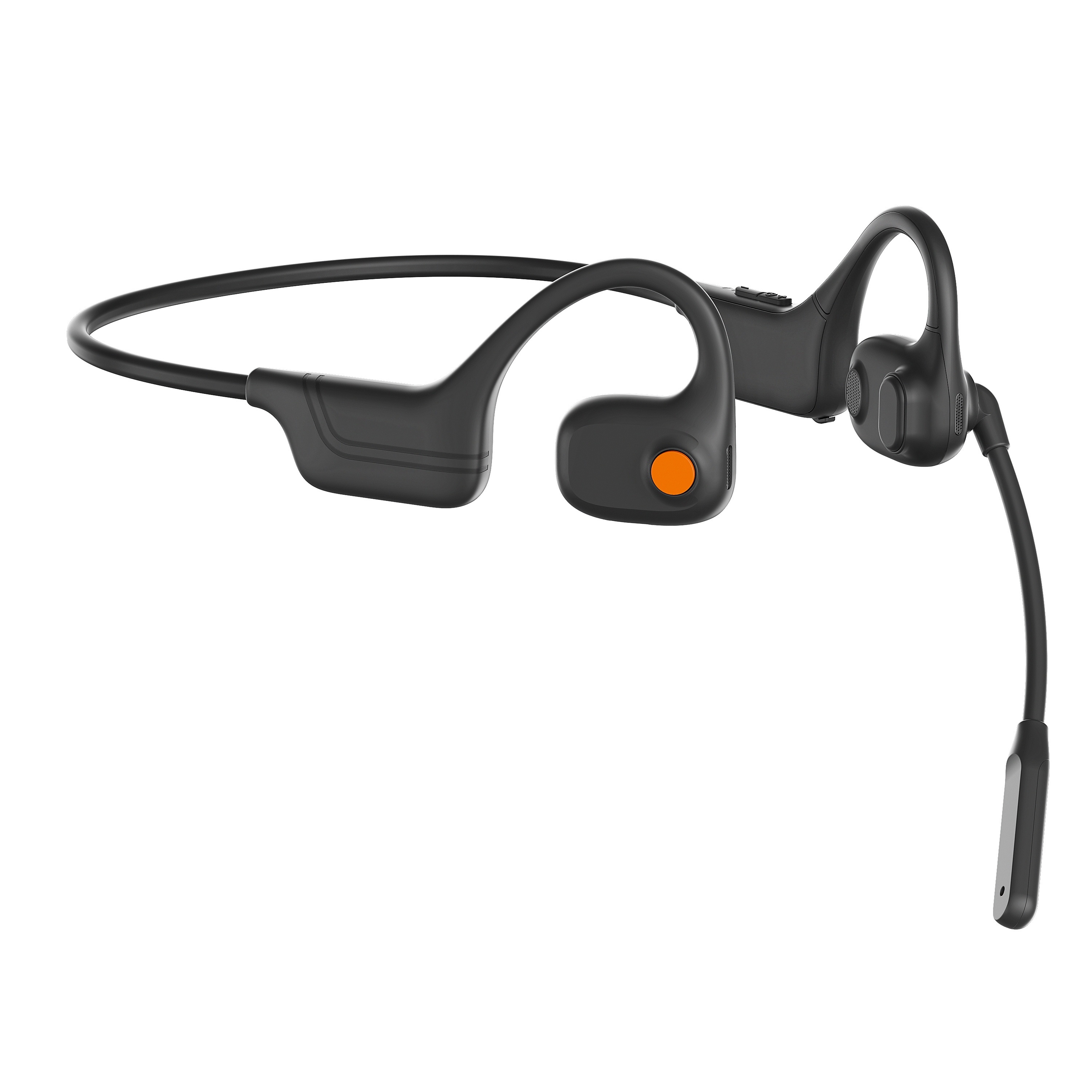item picture dual mic noise reduction headphones with air conduction open ear wireless v5 3 dsp cvc8 0 wireless   type c charging ideal for driving   and cycling