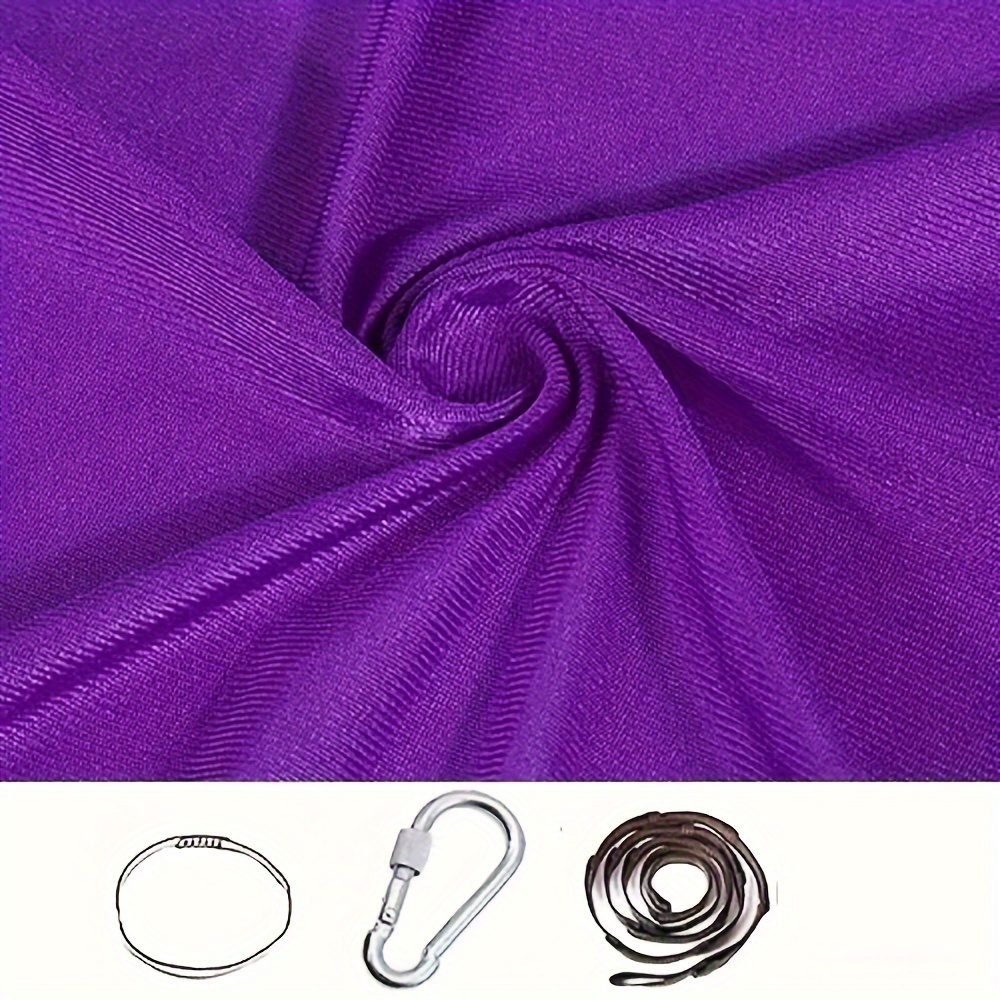 TEMU Hamac élastique suspendu pour adultes, intérieur et extérieur, lit suspendu en tissu réglable pour yoga, camping, -, 59X110 pouces