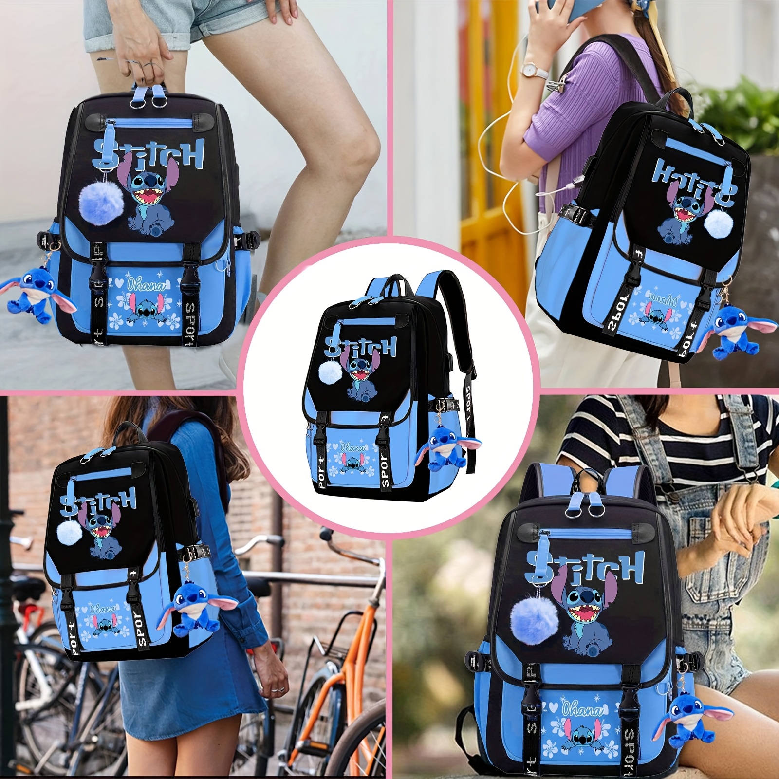  polyester laptop backpack large capacity thickened travel casual bag durable computer school bag suitable for christmas birthday halloween gifts details 2