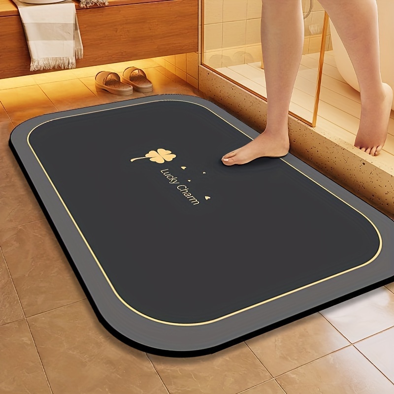 

Ultra-absorbent Non-slip Bath Mat - Soft, Quick-dry Rubber Rug For Shower, Bathtub & Kitchen - Hypoallergenic, Easy Carpet