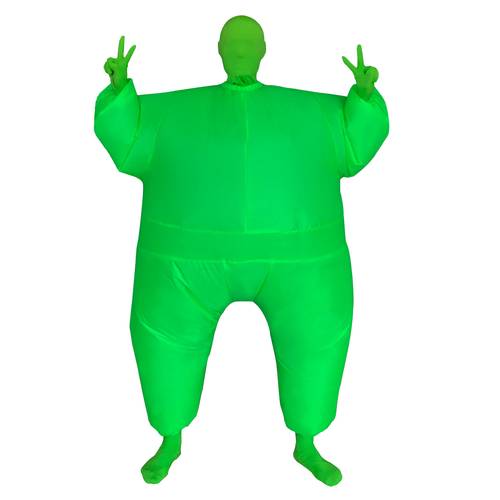 inflatable masquerade costume full body suit air blow up costumes jumpsuit suit halloween christmas adult green