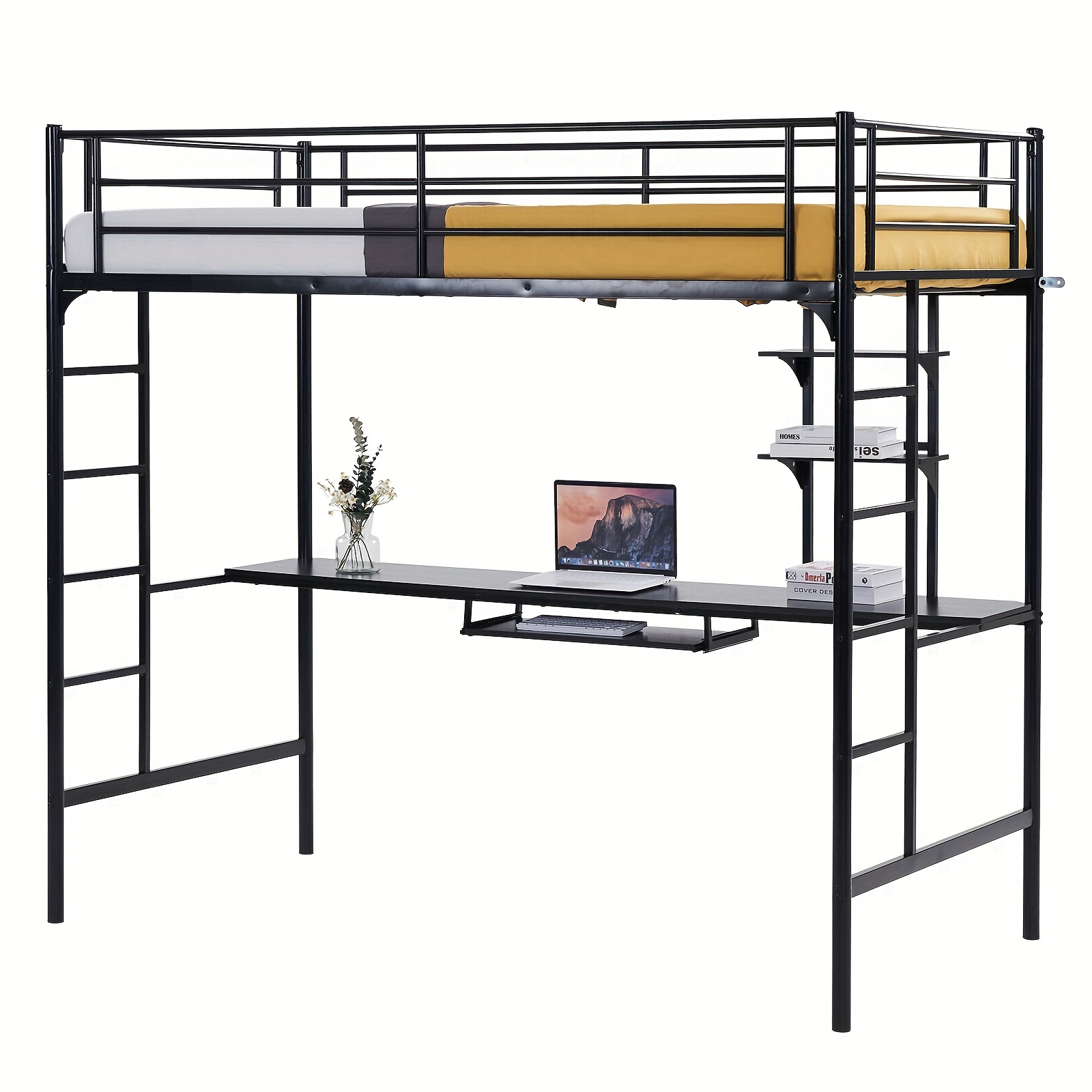 

Fch 198*143*182cm Elevated Bed Iron Bed