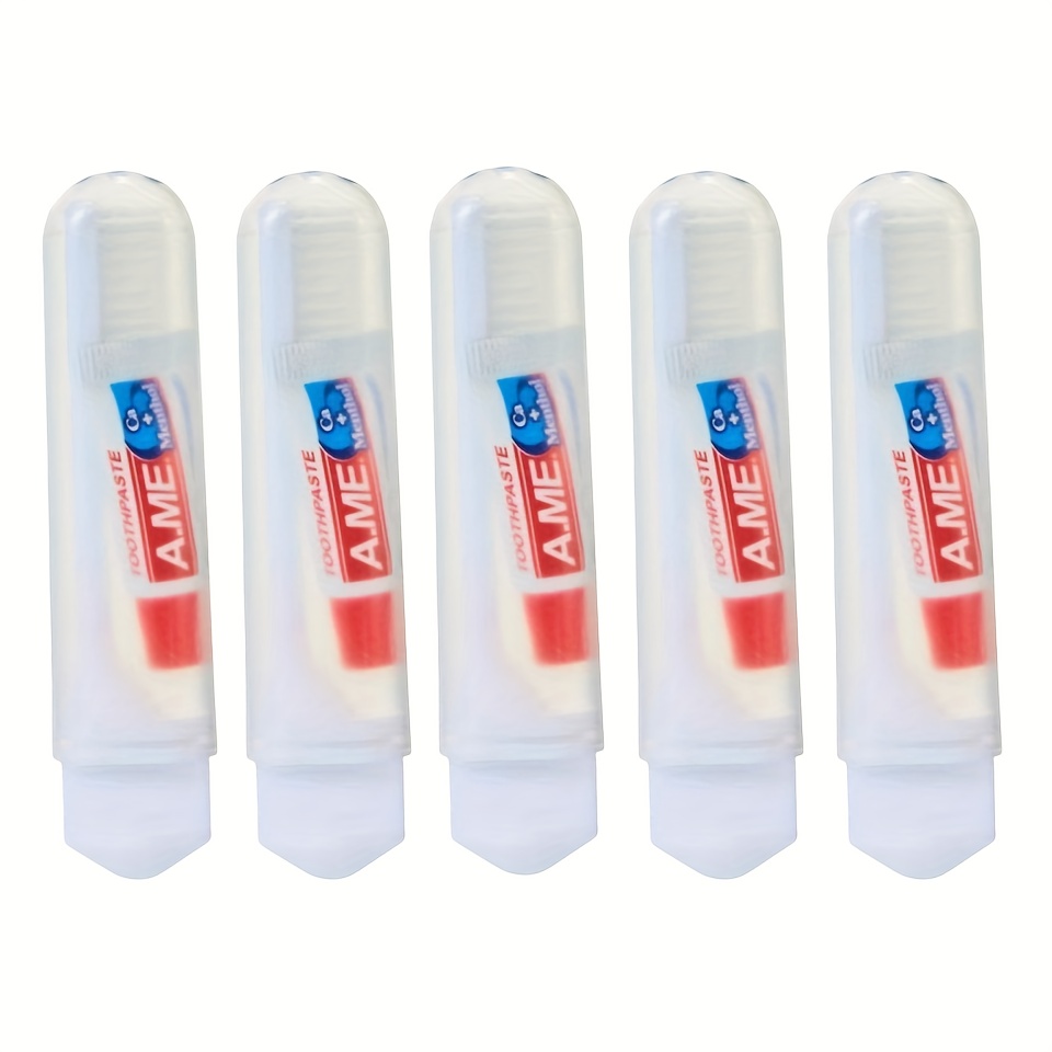 12pcs Portable Folding Toothbrush Set with Soft Bristles and Toothpaste