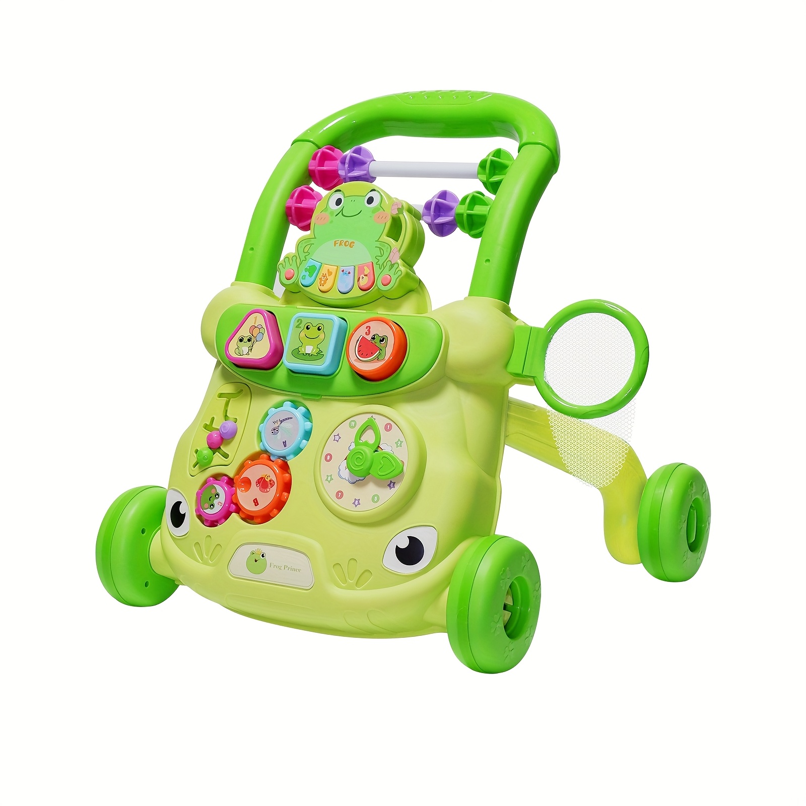 baby walker push toy with anti tip safety design detachable activity panel 360   multifunctional learning walker for 18m toddlers to   balance   7