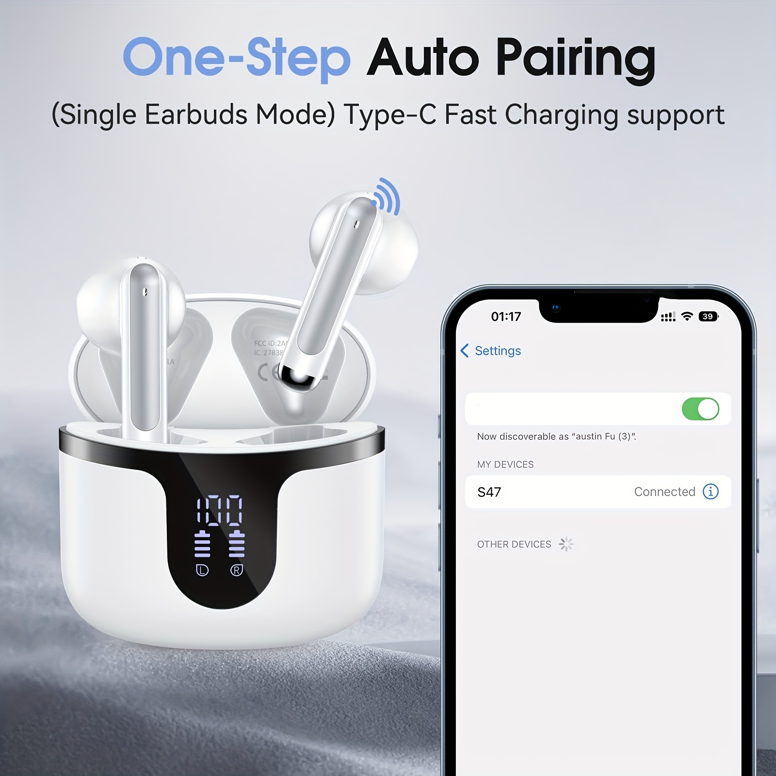 Air4 Pro Wireless In-Ear Bluetooth Earphones With Active