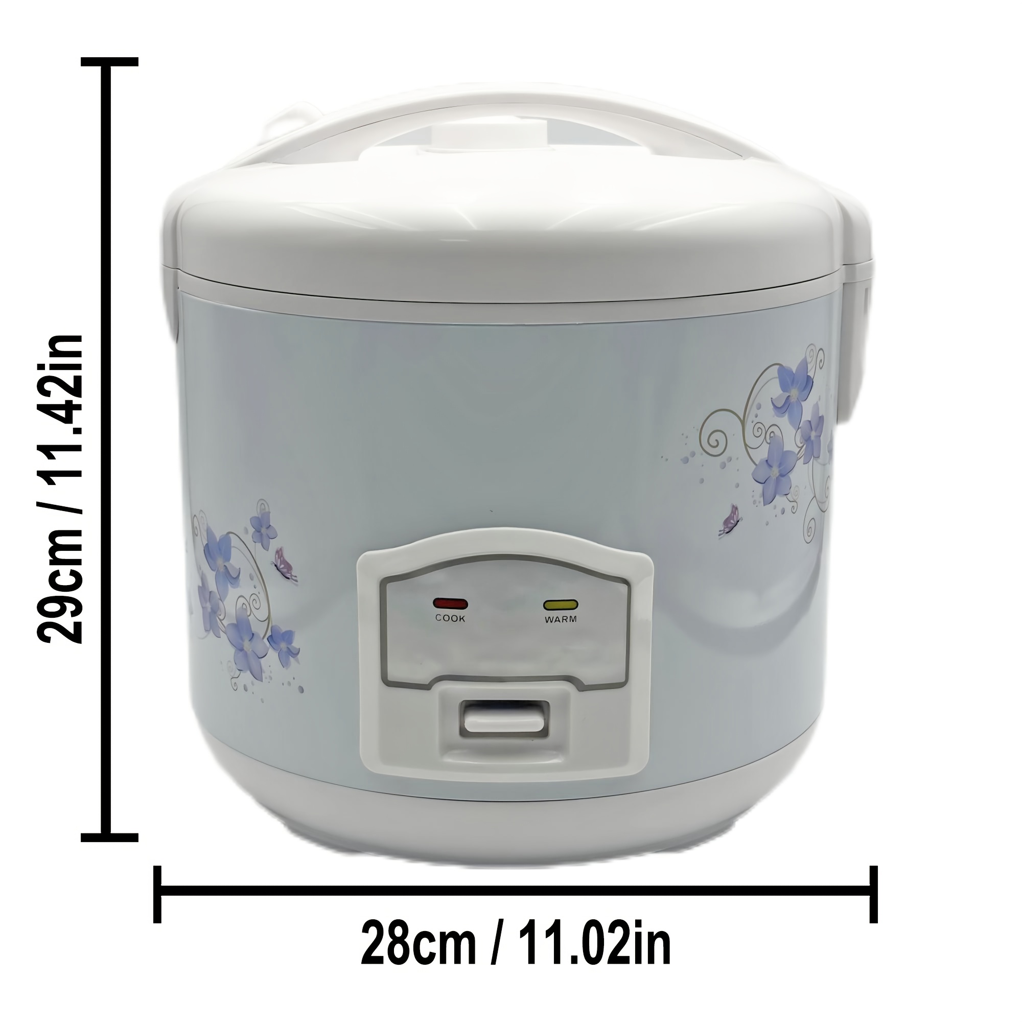 Home Rice Cooker with a Large Capacity of Five Liters, Non-Stick Inner Pot, Classic Design, One-Button Operation, Automatic Keep Warm Function, And European Standard Plug