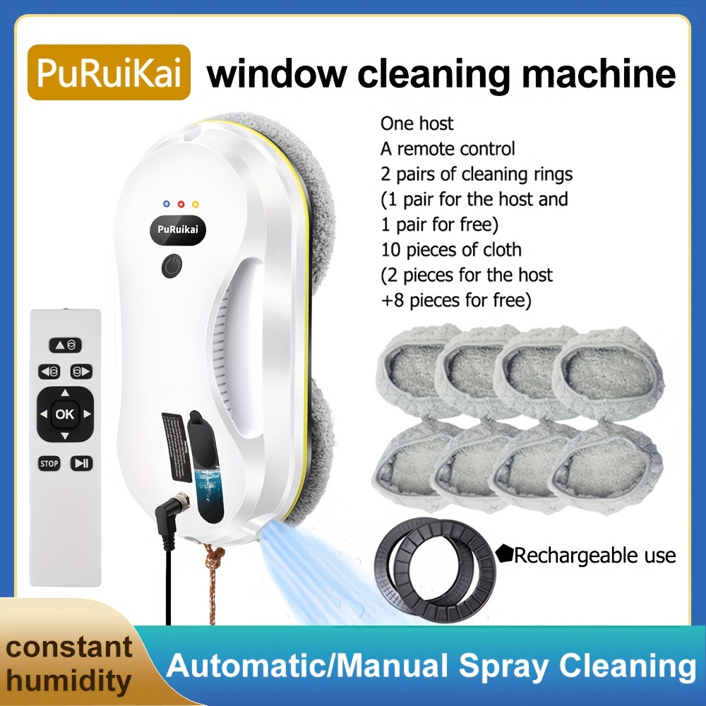 Window Cleaning Robot, Automatic Smart Glass Vacuum Cleaner