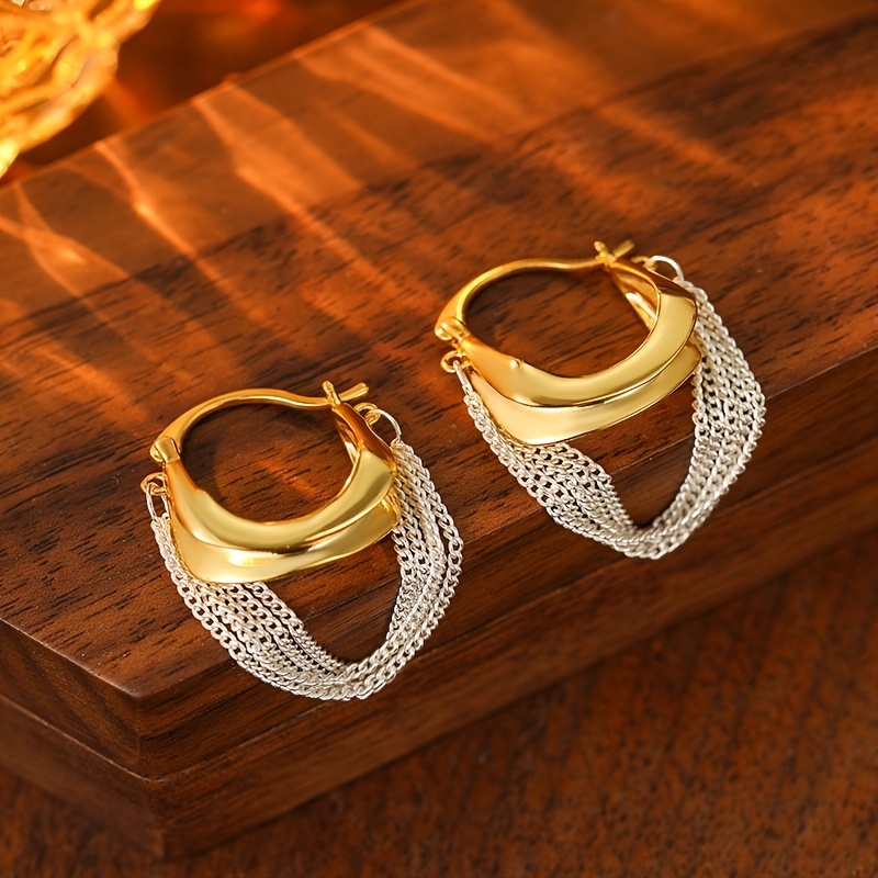 E-shop 2er-Set Einfache Temperament All-Match Light Luxury Compact Elegante Einzigartige Damenohrringe Geeignet für Tägliche Halloween Weihnachten