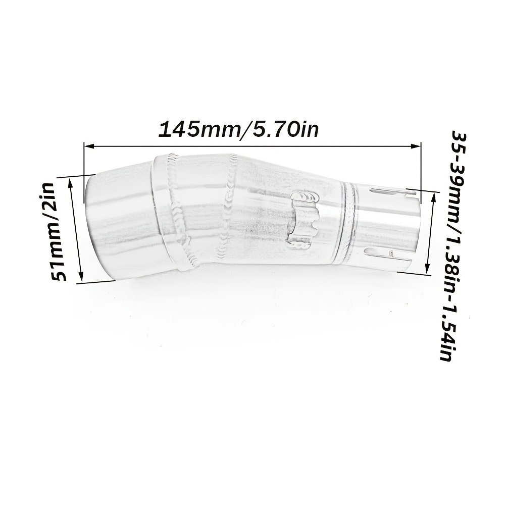kawasaki ninja 250 300 2013 2016 stainless steel slip on exhaust system fit for z250 off road motorcycles details 1