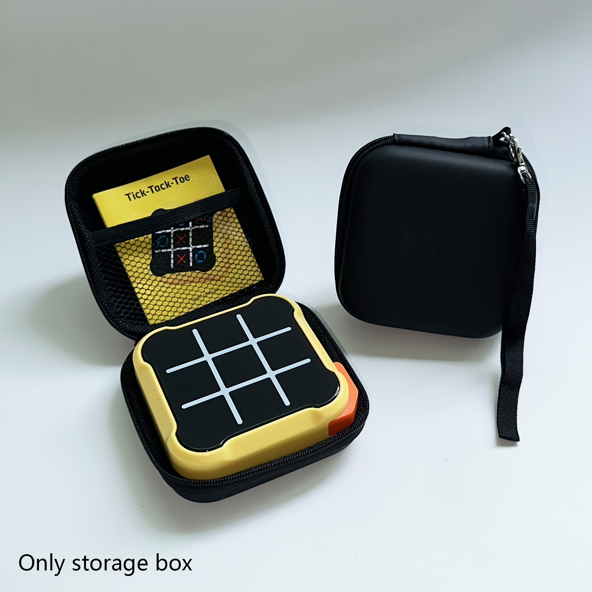 TEMU Storage Box Electronic Storage Box Tic Tac Toe Game Console Organizer Bag, Suitable For Tic Tac Toe Gaming Consoles