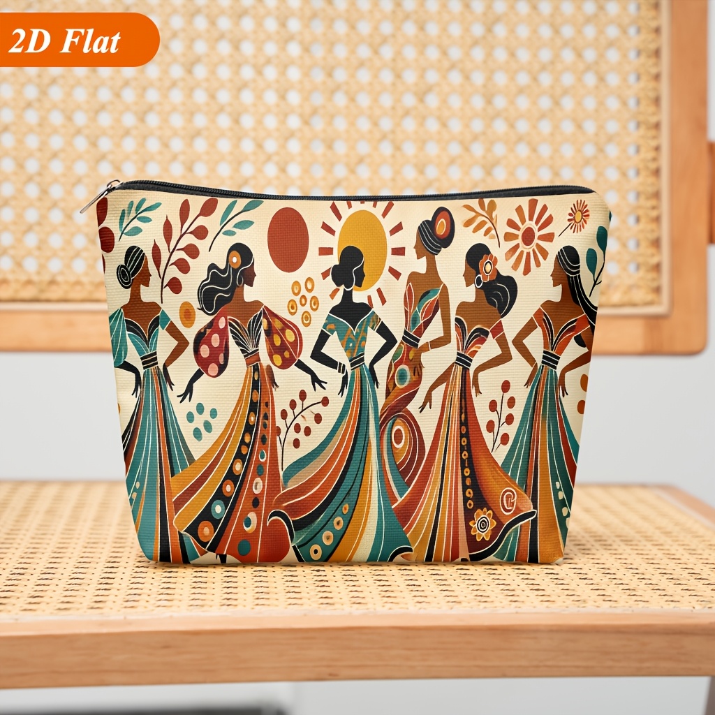 TEMU 1pc, Zipper Closure Cosmetic Bag, Durable Anti Fade Bag, Portable Storage Bag, Student Pencil Case, Toiletry Bag, Pencil Case Travel Bag, Snack