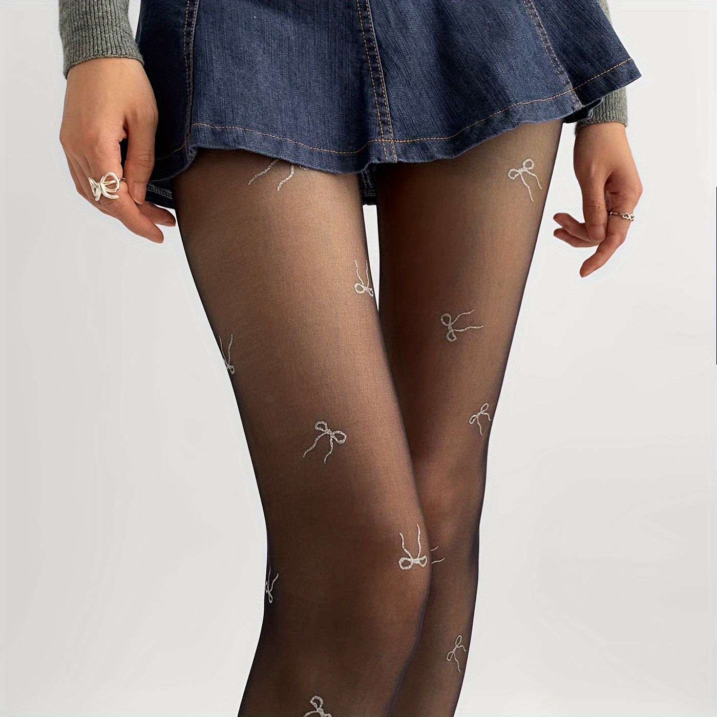 

Pantyhose Bow - , -snag Tights For Women