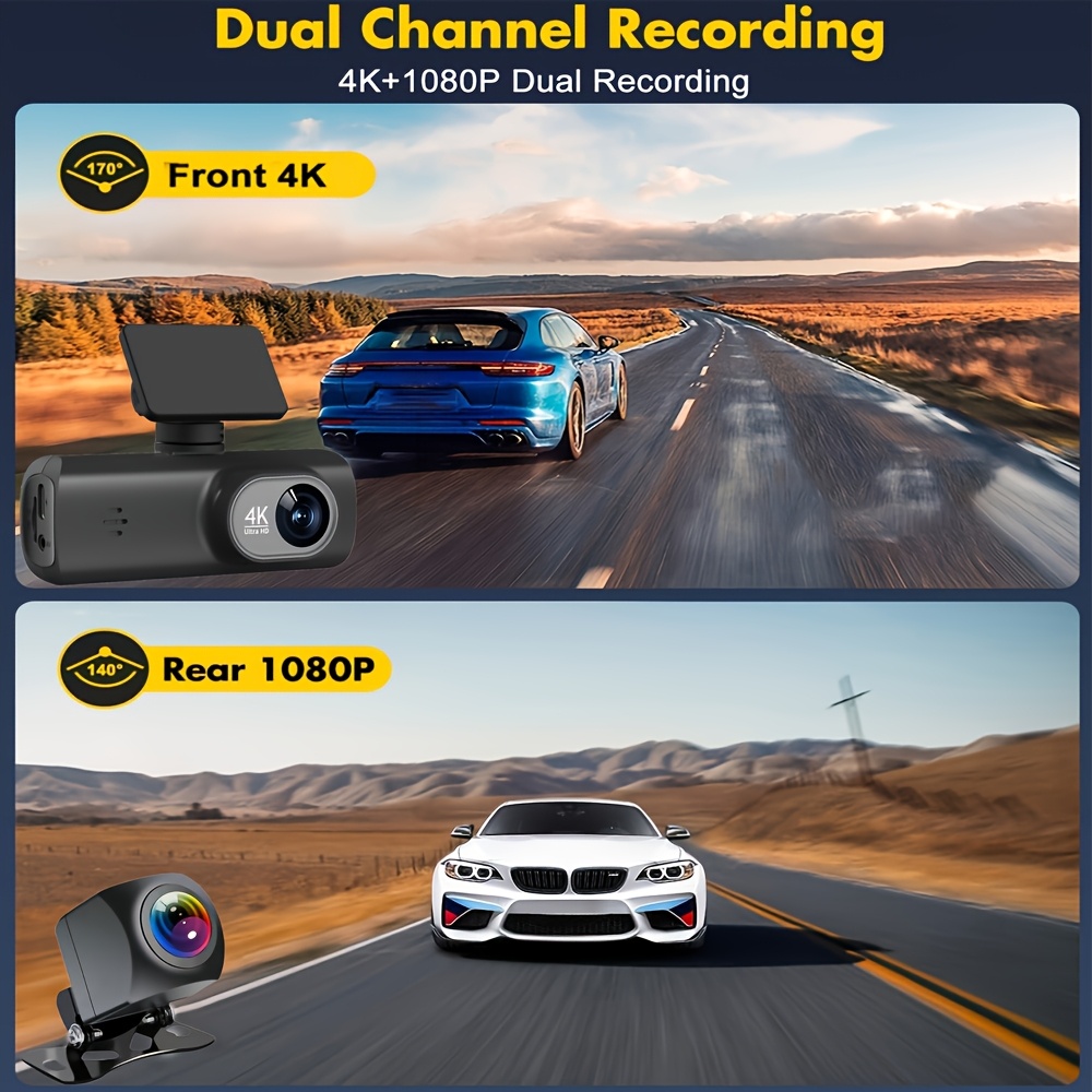 4K Dual Dash Cam