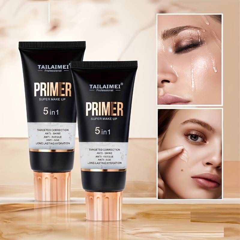 Waterproof Base Transparent Gel Makeup Primer Full Coverage - Temu Canada