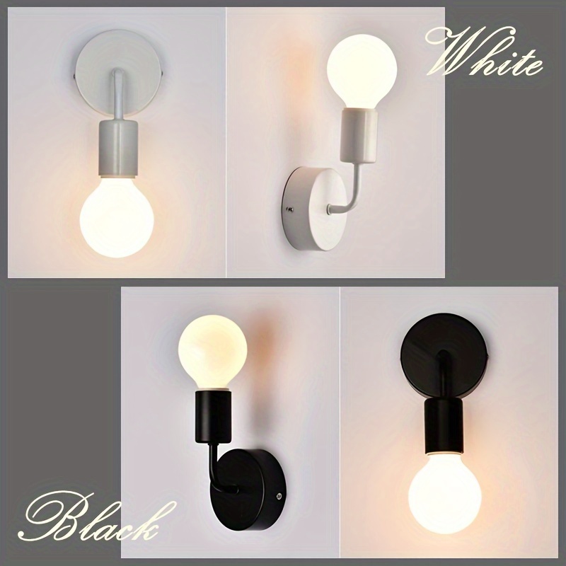 

1pc Wall Lamp Simple Design Indoor Wall Lamp Staircase Balcony Bar Bedroom Living Room Wall Lamp (without Light Bulb)