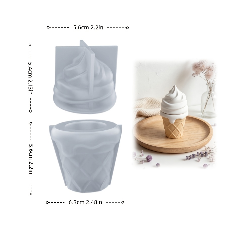 TEMU Resin Liquid Mold 2pcs Set 3d 3d Simulation Storage Jar Silicone Mold Kit Resin Silicone, Gypsum Cement Silicone, Candle Ornaments Mold,
