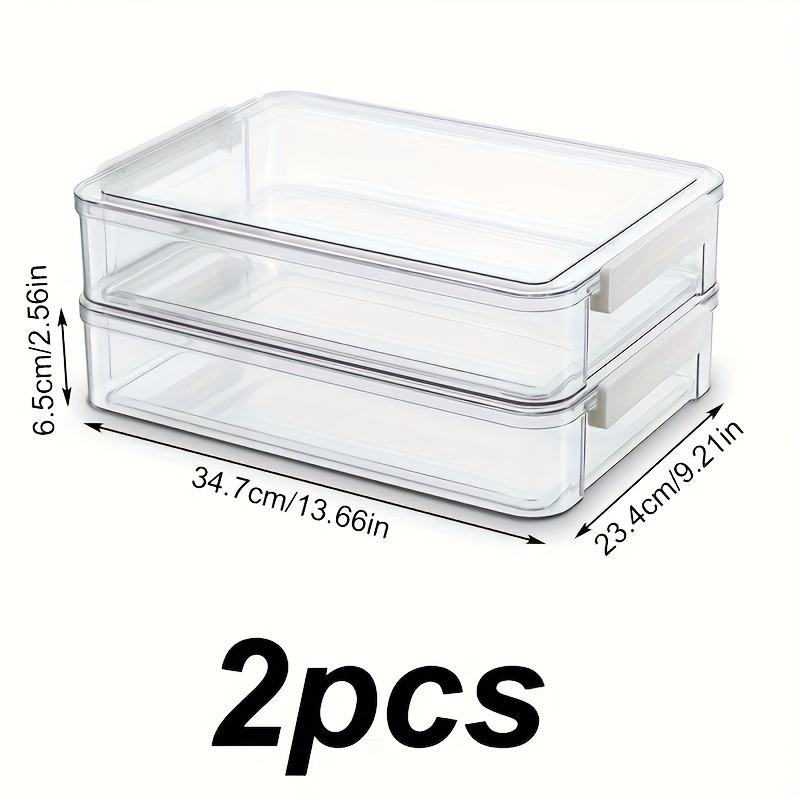 4 Scatole Portadocumenti A4 Trasparenti - Con Coperchio A Scatto - Per Archivio, Ufficio E Casa - Foto 7