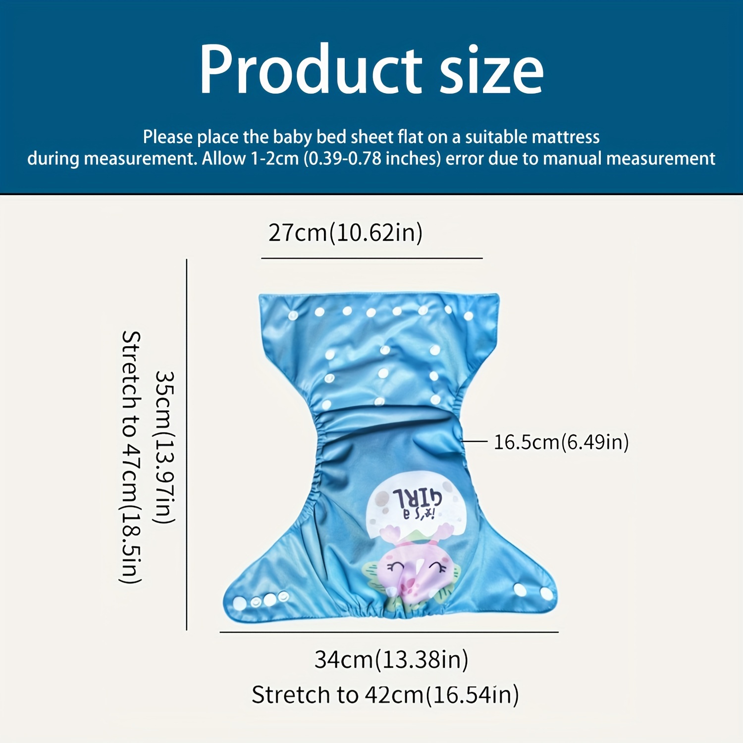 reusable cartoon printed baby training pants waterproof leak proof breathable polyester fabric diapers for babies aged 0 3 suitable for toilet training nursery christmas easter and childrens day gifts details 6