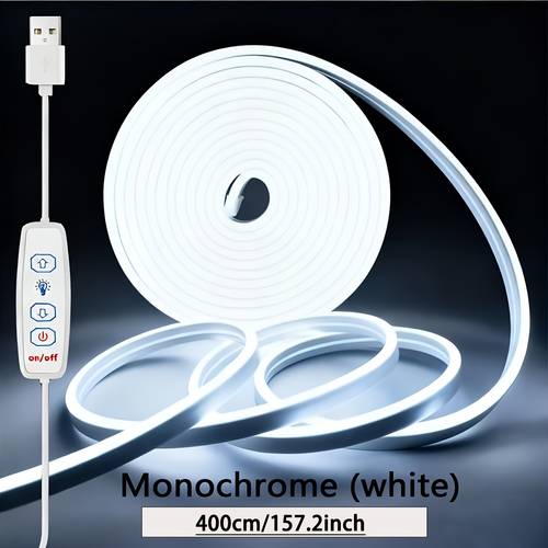 5 meter flexible led strip 5v usb powered ip65 warm four button dimmer switch control cut suitable for bedroom tv kitchen cabinet shelves home decoration christmas and holiday parties etc
