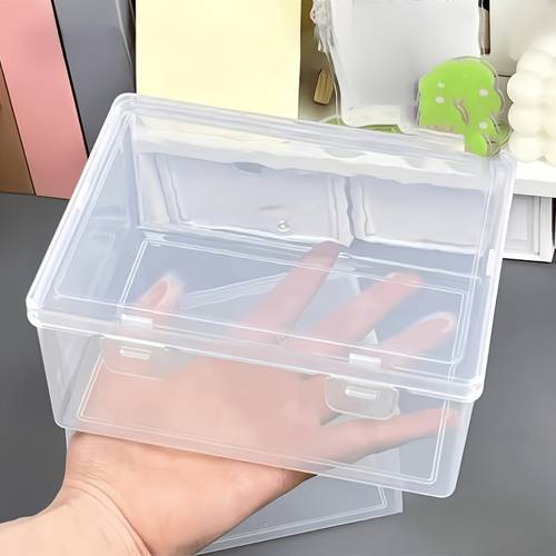 item picture 2pcs 4pcs desktop storage box large thick version capacity dividers organization multi purpose for storing tea bags coffee capsules spices