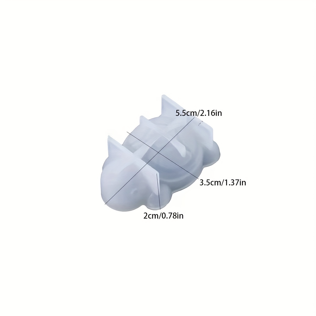 Silicone Mold In Of A Small Turtle, Suitable For Use With Plaster, Clay, Epoxy Resin, And Other Materials. Perfect For Decorating Furniture And Crafts. This Mold Reused