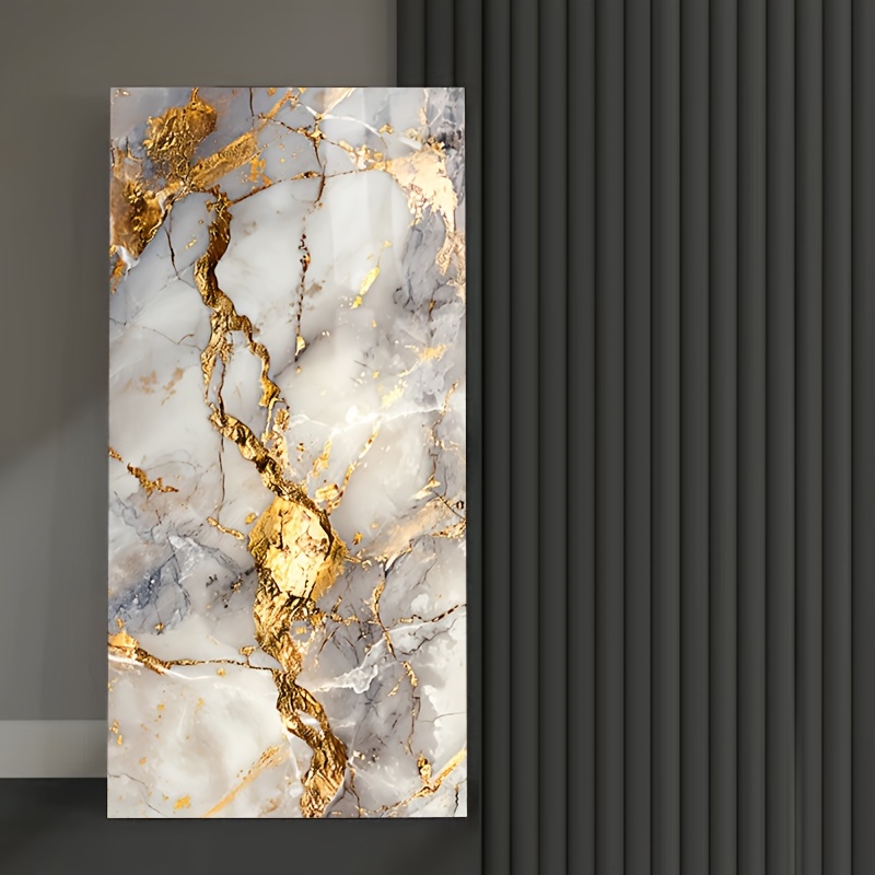 TEMU 3d Marble Wall Tiles, -to-apply, , And To Clean, For Backsplash, Bathroom Decor, Room, Bedroom, Pvc Material