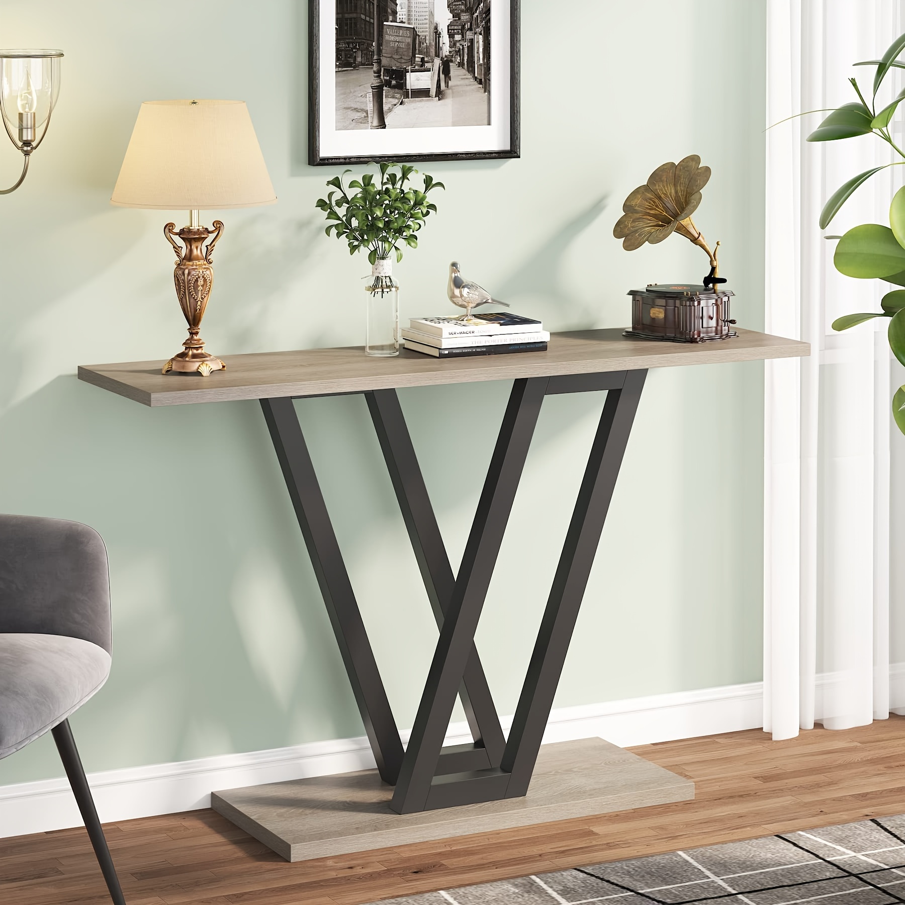 

Little Tree Console Table Hallway Table For Entryway 43 Inch Sofa Table Entryway Tables For Living Room