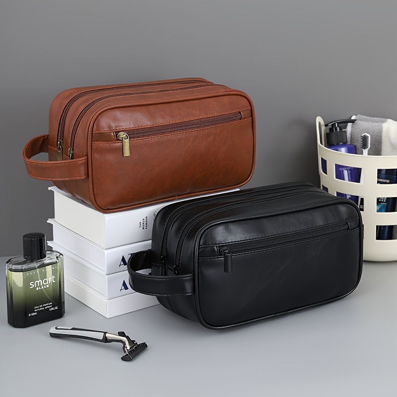 

1pc Toiletry Bag, Double Makeup , , , & -, -