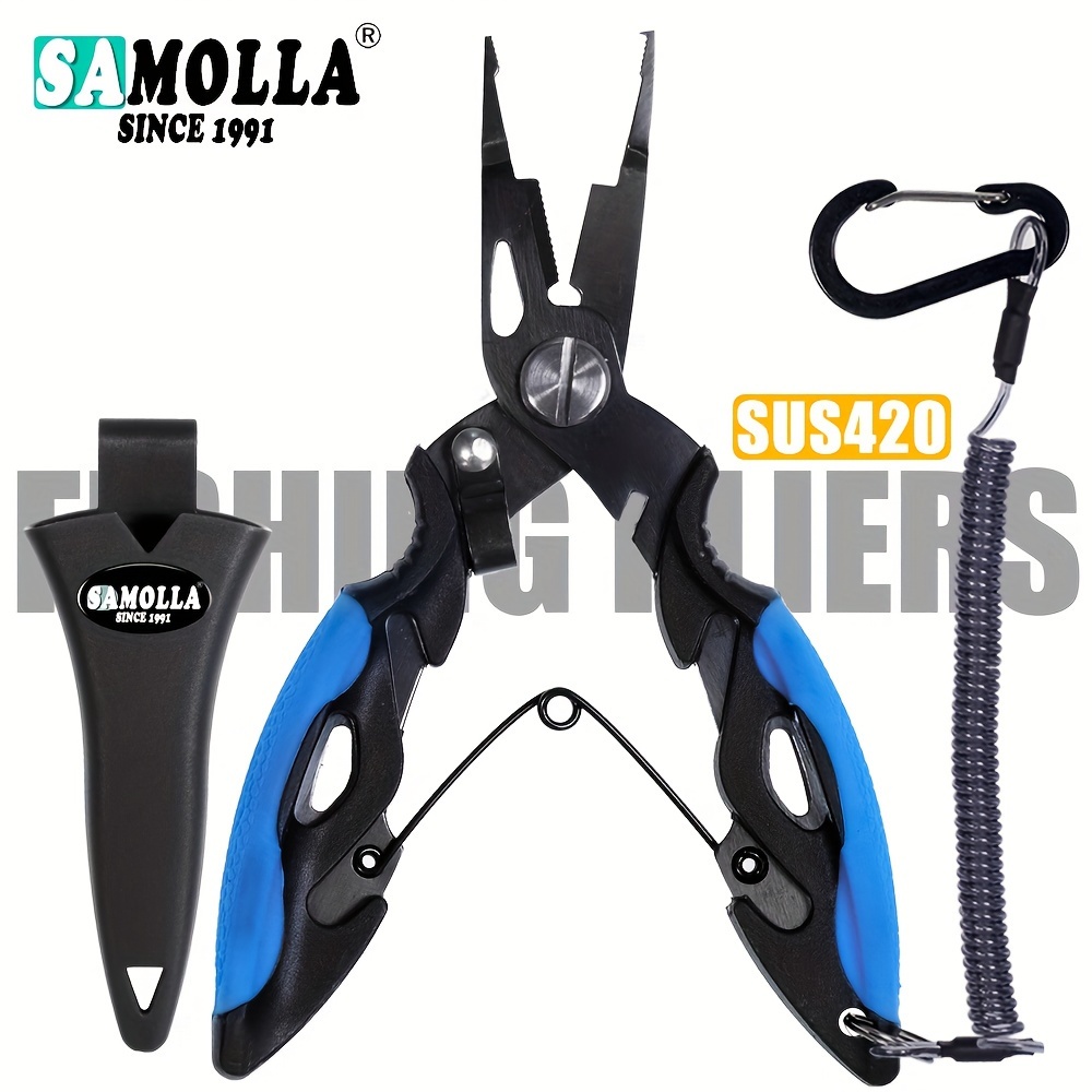 Multifunctional High Precision Fishing Pliers, Fishing Accessories, 420  Stainless Steel Pliers, Line Cutter, Hooks Remover, Outdoor Fishing Tools