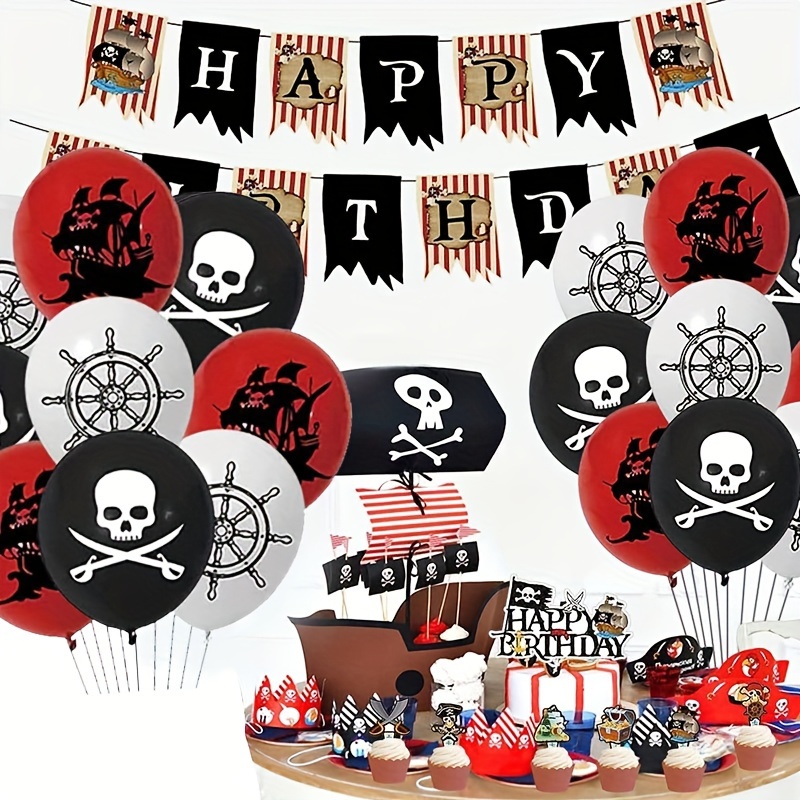 Pirate Birthday Party Decoration Horror Party Decorations - Temu Canada