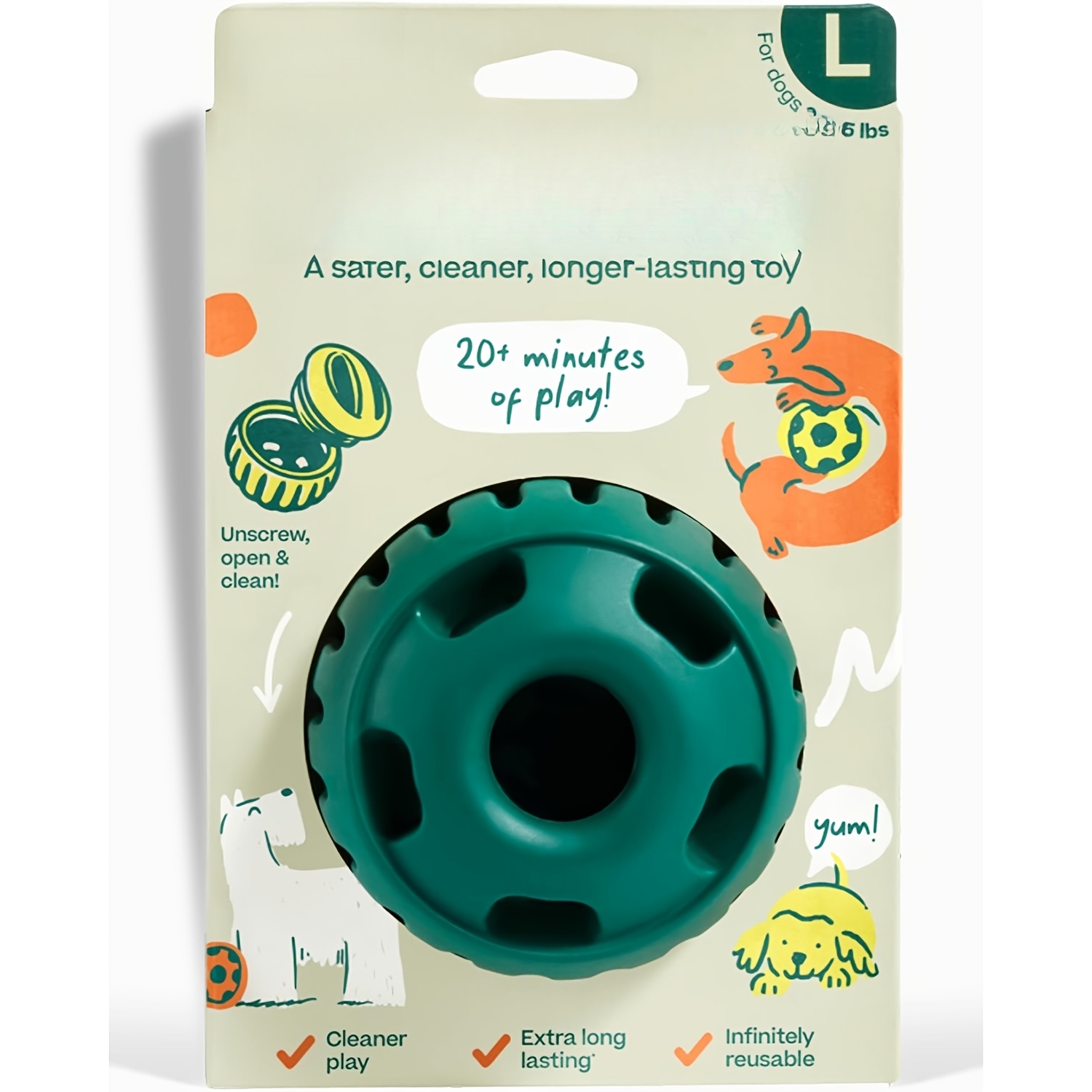 TEMU Interactive Dog Toy - Designed Specifically For Large Dogs Weighing 25 To 75 , This Long-lasting Bite Resistant Puzzle Chew Toy Is With A