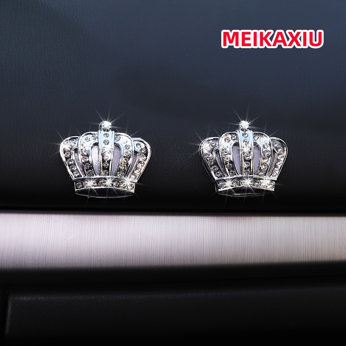 

Meikaxiu 2pcs Metal Rhinestones - Car & Exterior Decor