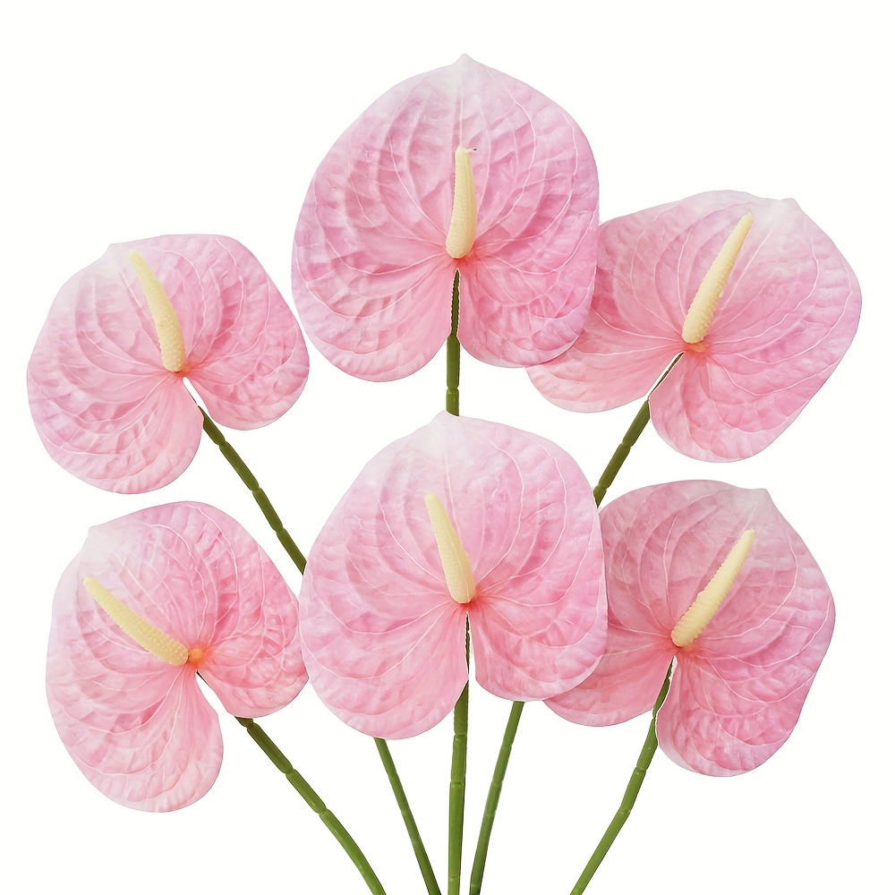 6pcs Large Artificial Lily Flowers For Home Bridal Party Store Decor Home Decor Dining Table Centerpiece Prom Party Decor