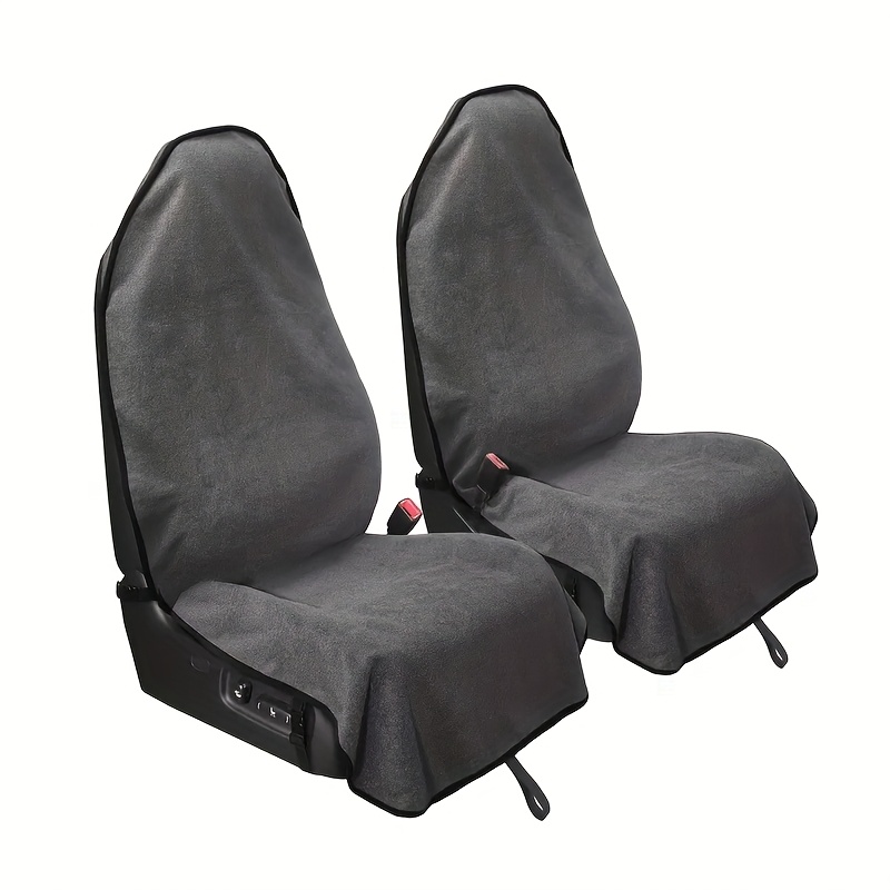 TEMU A Set Of 1/2 Car Covers Made From Sweat-absorbing Towel Fabric, Suitable For Protecting Car S After Workouts, Running, Swimming, And Hiking.