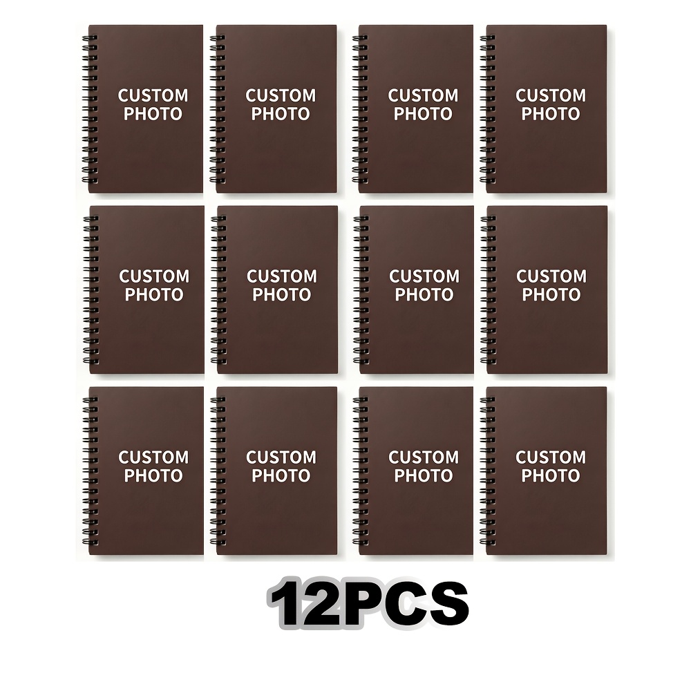 12pcs Customized A6 Spiral Notebooks Set