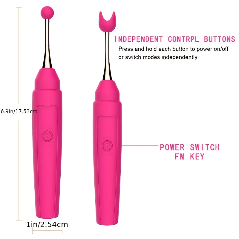 Female AV Vibrator With 10 Frequency Vibration, Female Masturbation Point, Wet Pen Vibrator, Clitoral Stimulator, Portable Handheld Female Vibrator, Breast Massage, Masturbation Point Vibrator